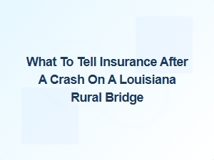 Your Louisiana Rural Bridge Crash Insurance Guide